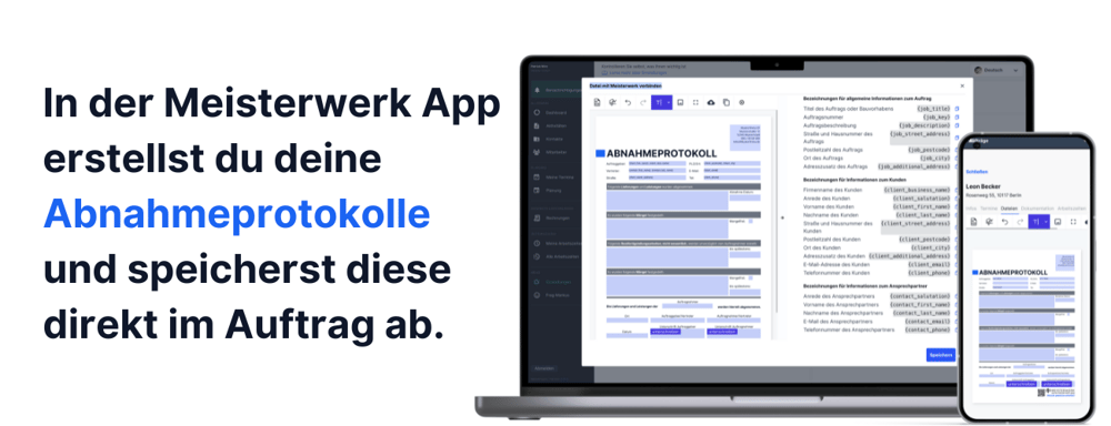 Blog_Handwerker Abnahmeprotokoll