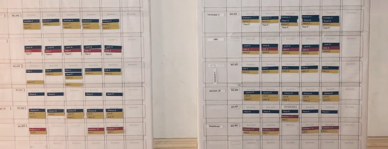 Bild von einer Plantafel